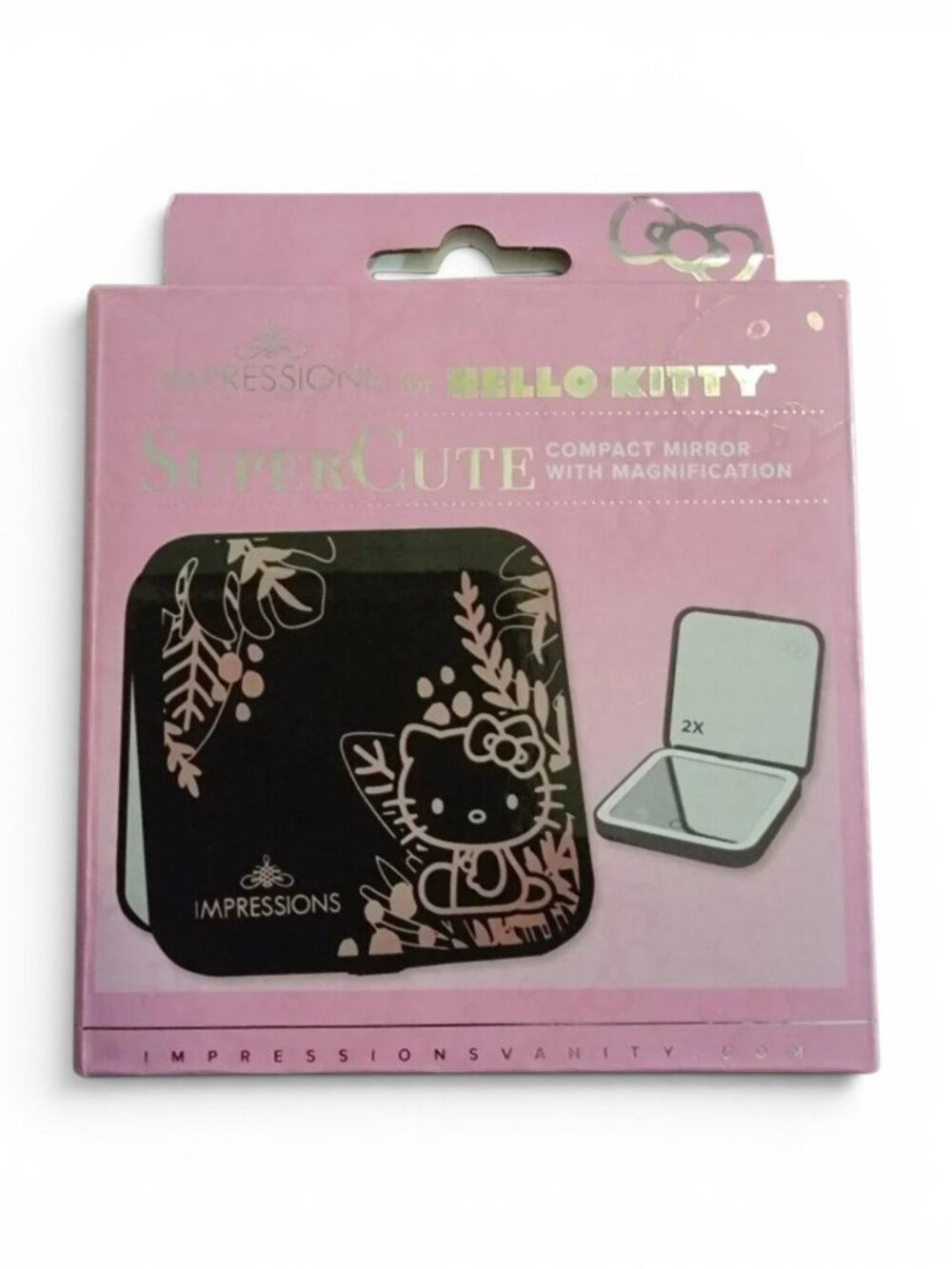 Hello Kitty Cute Compact Mirror Impressions Vanity Sanrio Magnifying Mirror